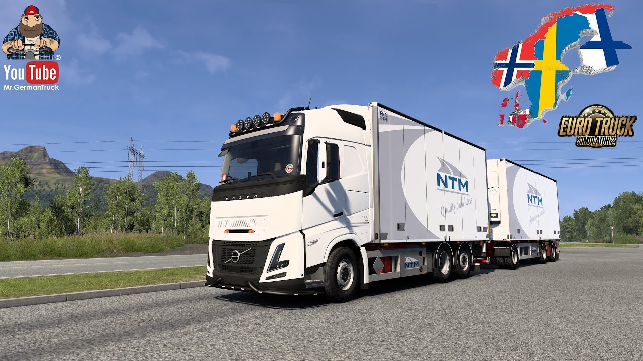 [ETS2 v1.57] Rigid chassis Addon + NTM Trailer by Kast