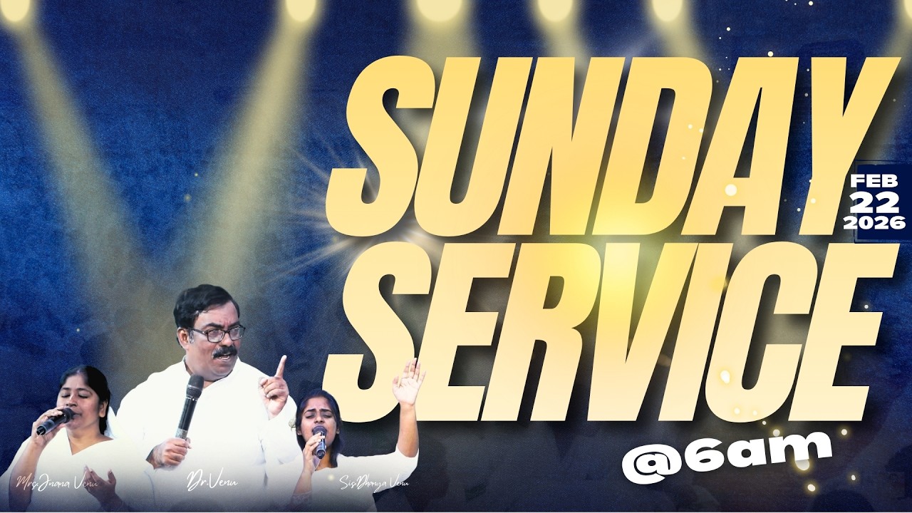 Sunday 1st Worship | 22nd Feb 2026 | Dr. M. Venu & Mrs. Jnana Venu | JAP Ministries