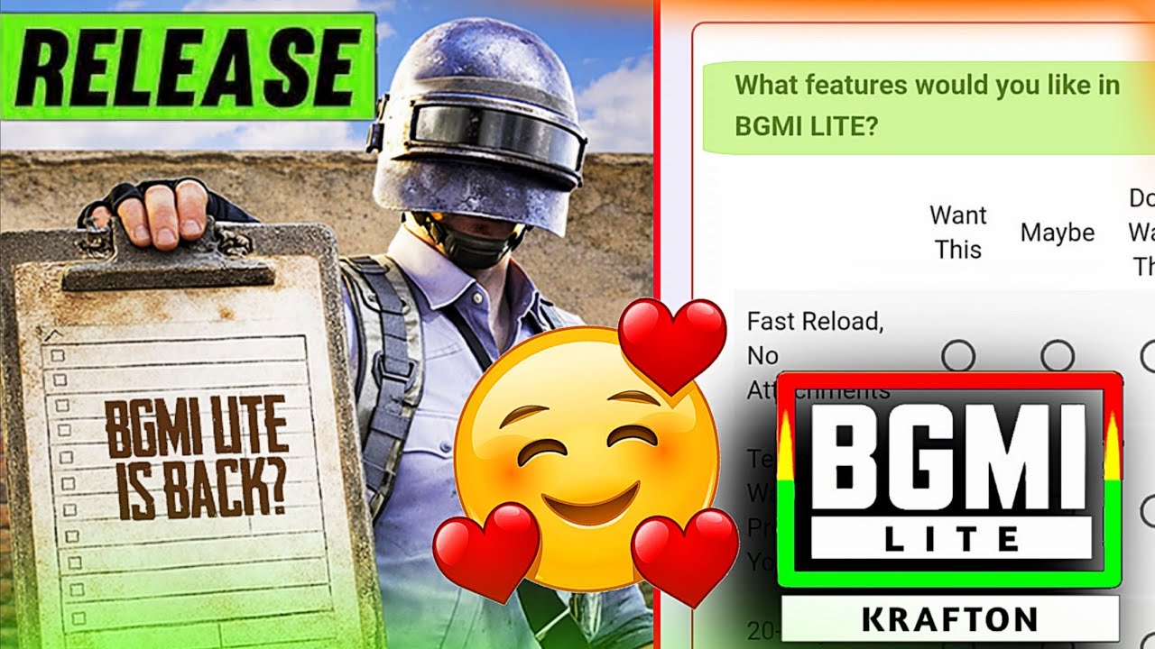 🛑 BGMI LITE LAUNCH | OFFICIAL NEWS | Bgmi Lite Upcoming Features  | BGMI Lite  @kraftonindiaesports 