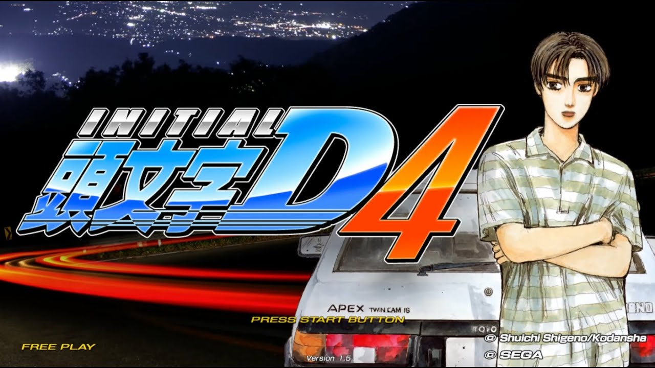 Initial D Arcade Stage 4 - Act 1: Intro + Lake Akina