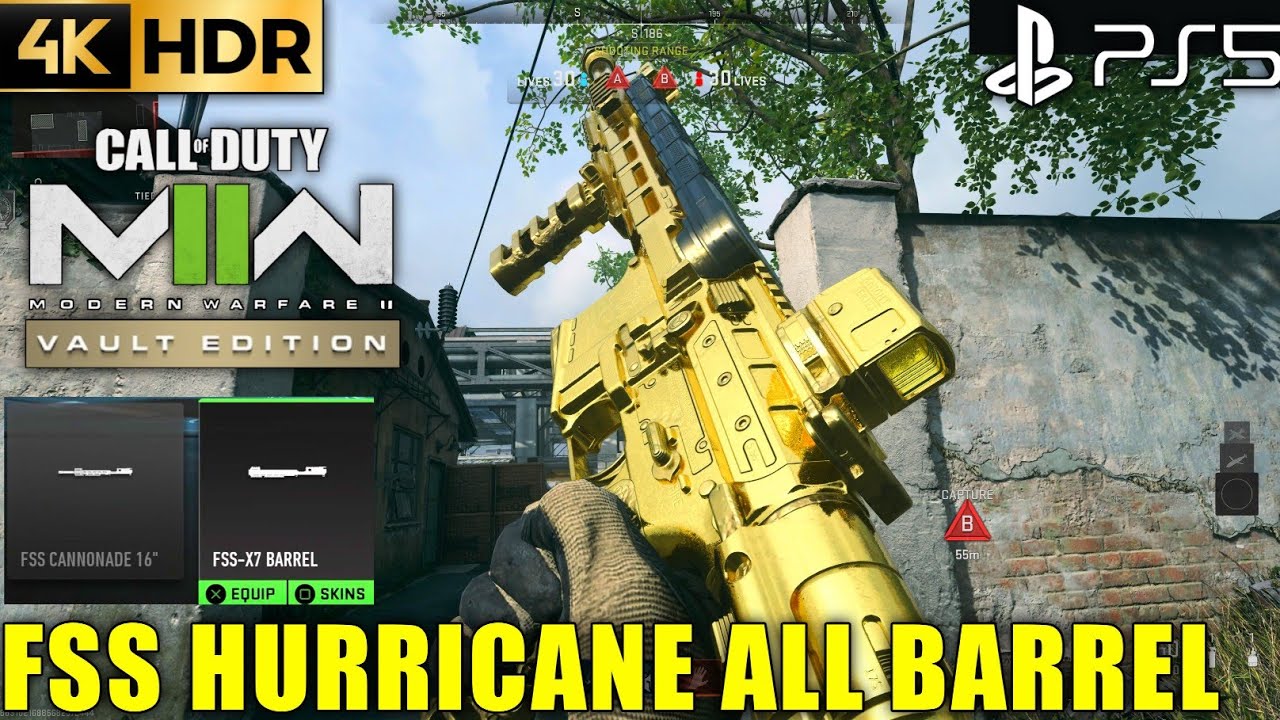 All Barrel FSS Hurricane Modern Warfare 2 FSS Attachments | MW2 FSS Hurricane Barrel | COD MW2 FSS