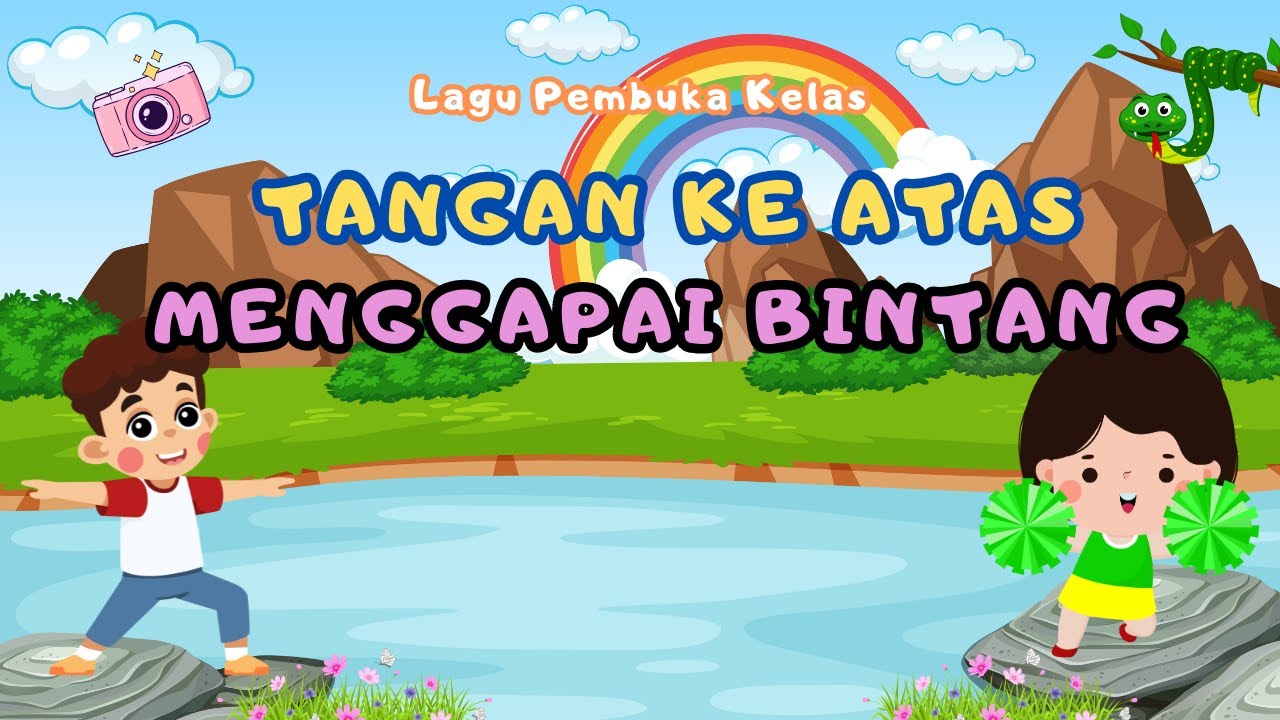 Tangan ke Atas Menggapai Bintang || Lagu Pembuka Anak PAUD,TK dan SD - Ice Breaking || Dunia Ceriaku