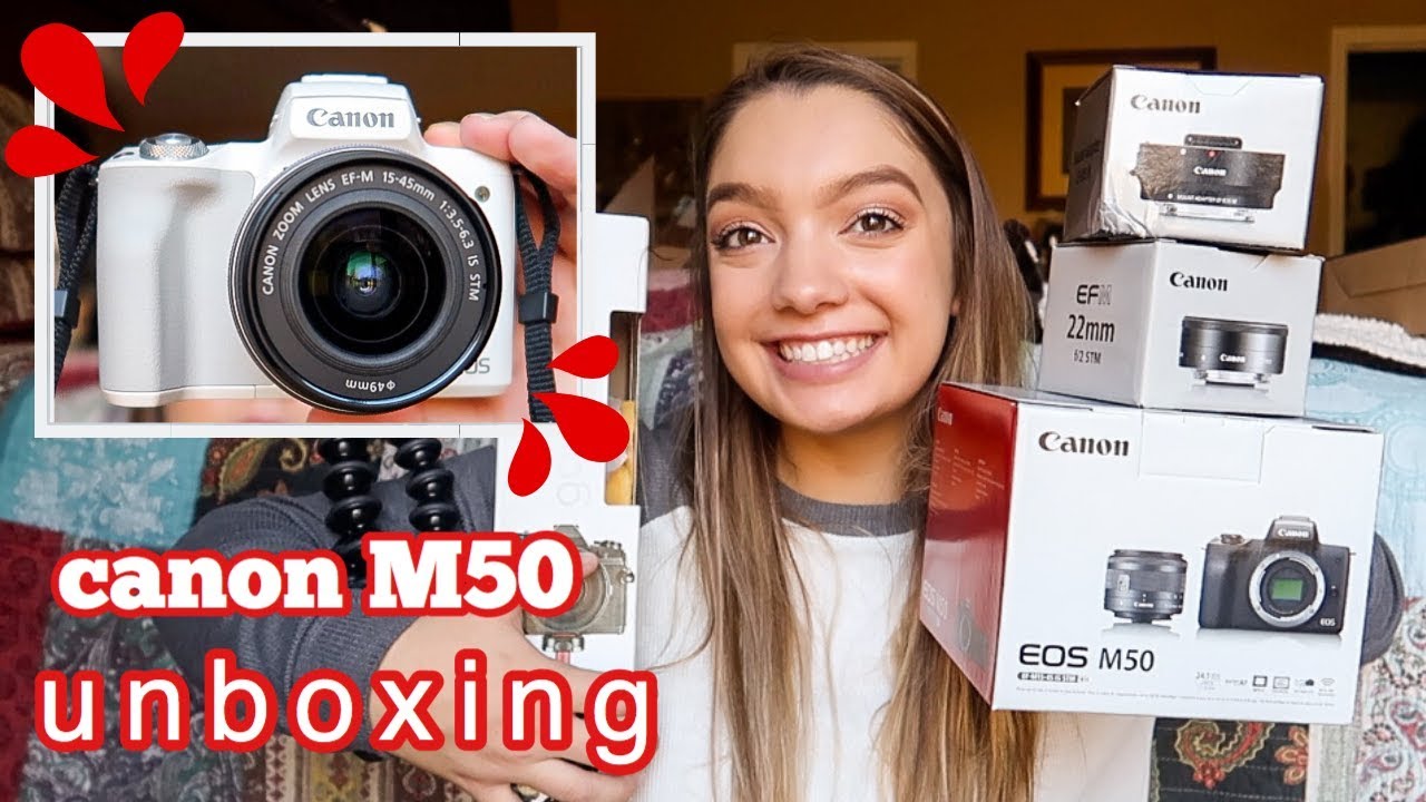 THE BEST VLOG CAMERA 2020 // CANON M50 UNBOXING