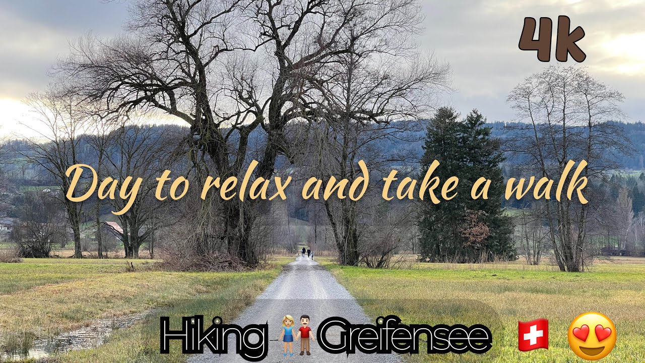 WALK WITH ME - Greifensee (Maur) Switzerland for Calm Relief 4K 🇨🇭