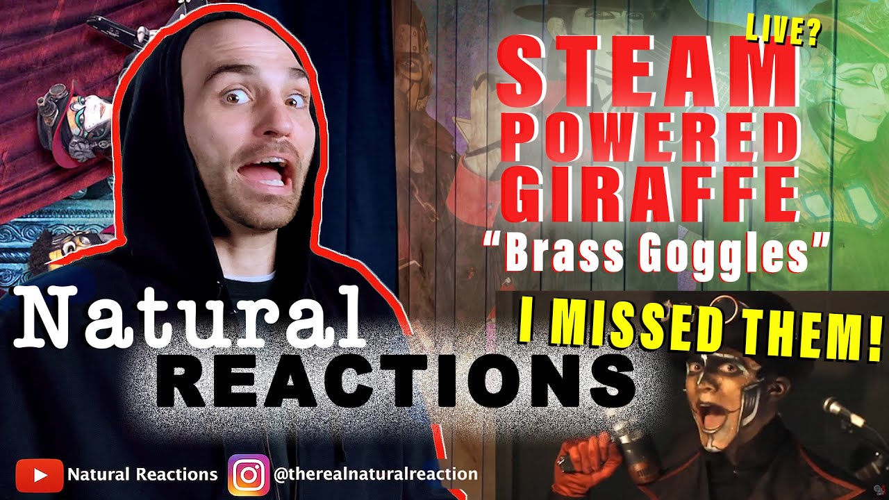 Steam Powered Giraffe - Brass Goggles REACTION
