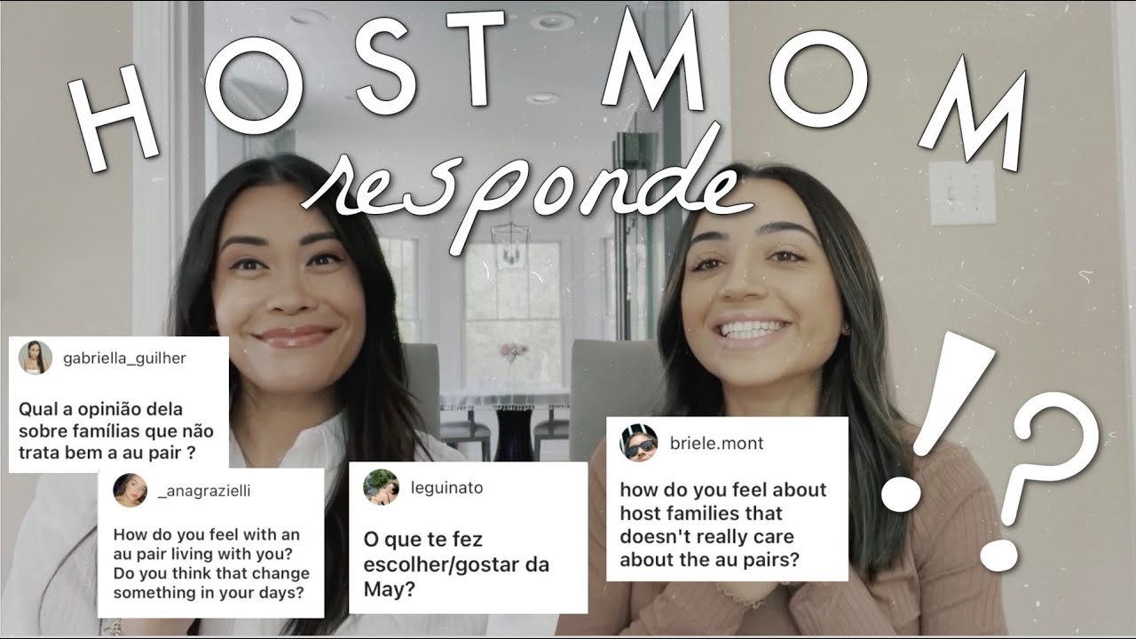 Q&A WITH MY HOST MOM | Host Mom respondendo perguntas