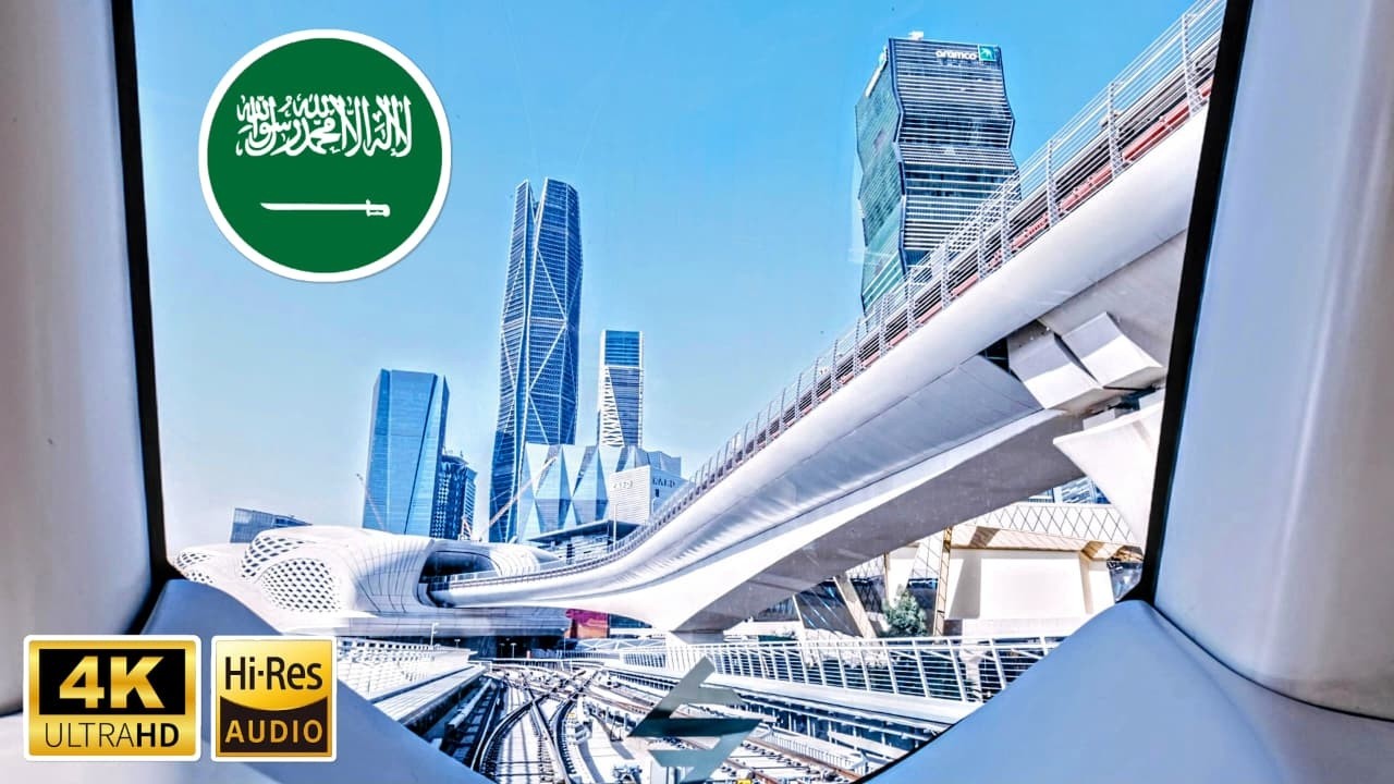 Riyadh, Saudi Arabia - Morning Metro Tour (4K)