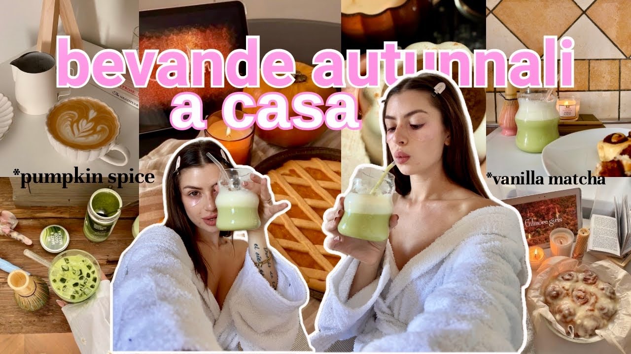 ☕️ BEVANDE AUTUNNALI da fare in casa | con caffè o matcha | semplici e veloci