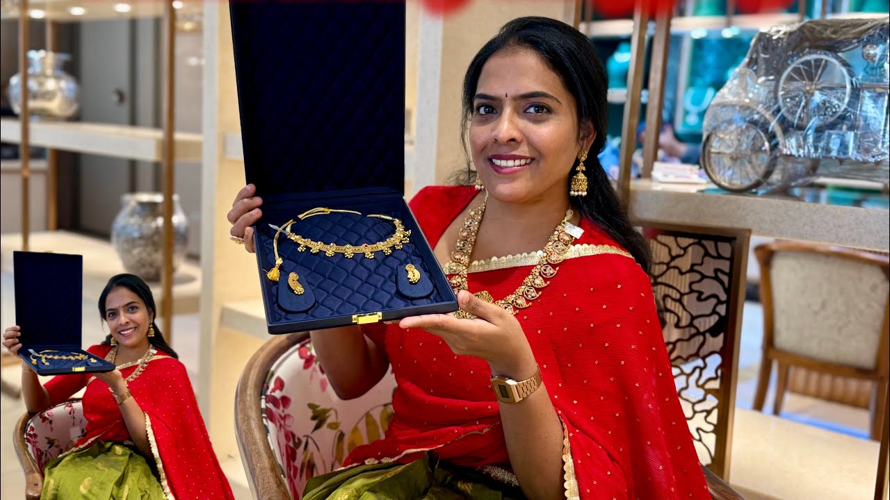 అక్క వాళ్ళతో Gold jewellery shopping | Bridal collections | bangles,vaddanam,necklace ,|with weights