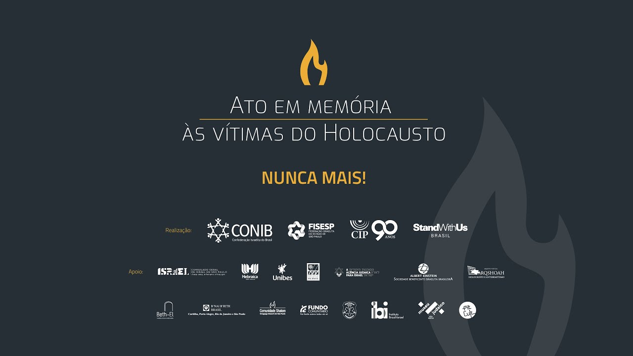 Ato em Memória às Vítimas do Holocausto