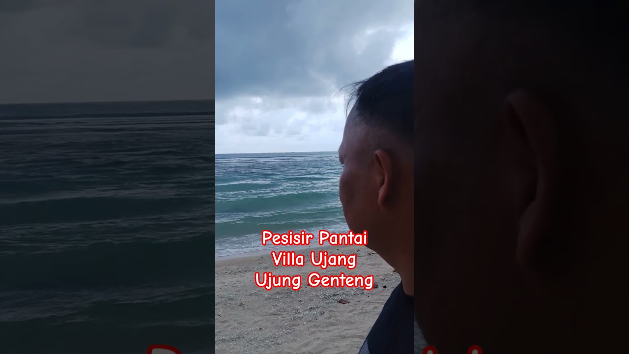 pesisir Pantai villa Ujang ujung genteng sukabumi#shorts#villaujang#ujunggenteng