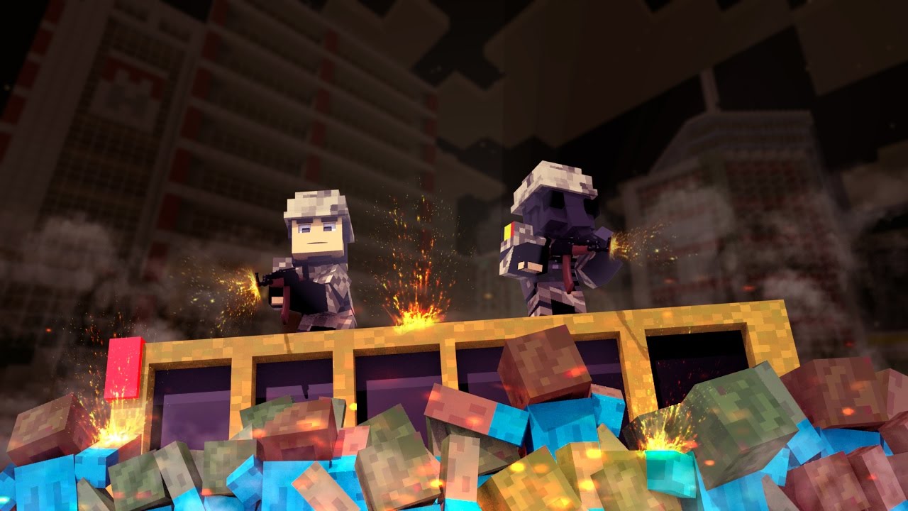 Minecraft | ZOMBIES VS HUMANS! (Good Vs Evil Challenge)