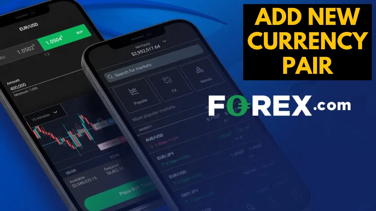 How to Add New Currency Pair on Forex.com Chart 2025?