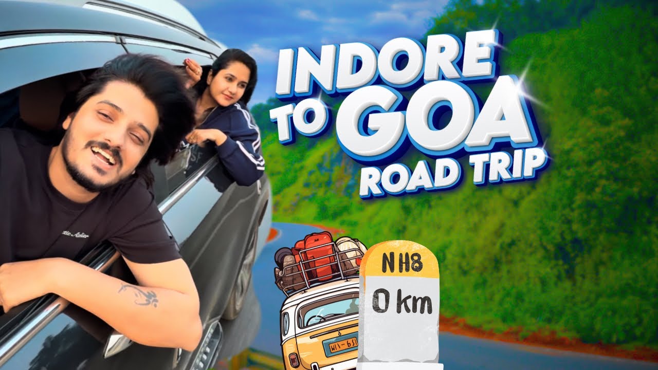 Indore to Goa Road Trip | Rasta Bhul Gaye | #pjdivya #vlog