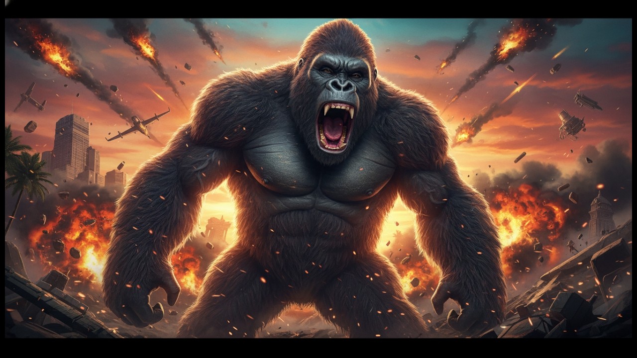 KING KONG compilation: All Iconic Battles (4K)