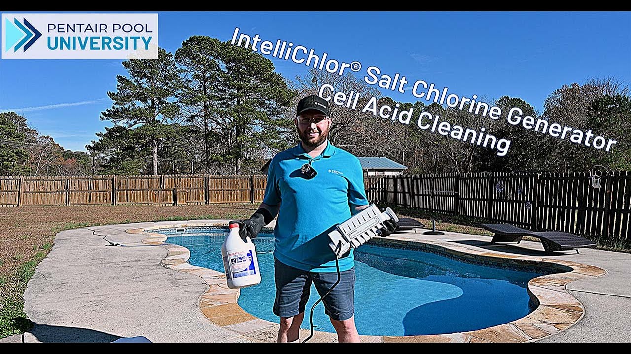 IntelliChlor® Salt Chlorine Generator Cell Acid Cleaning