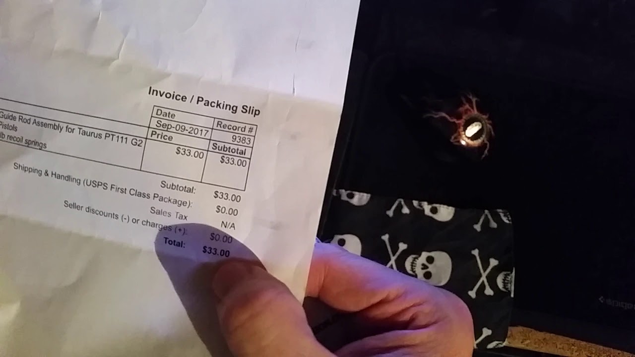 Unboxing Galloway Precision, SS Guide Rod for Taurus PT111 G2