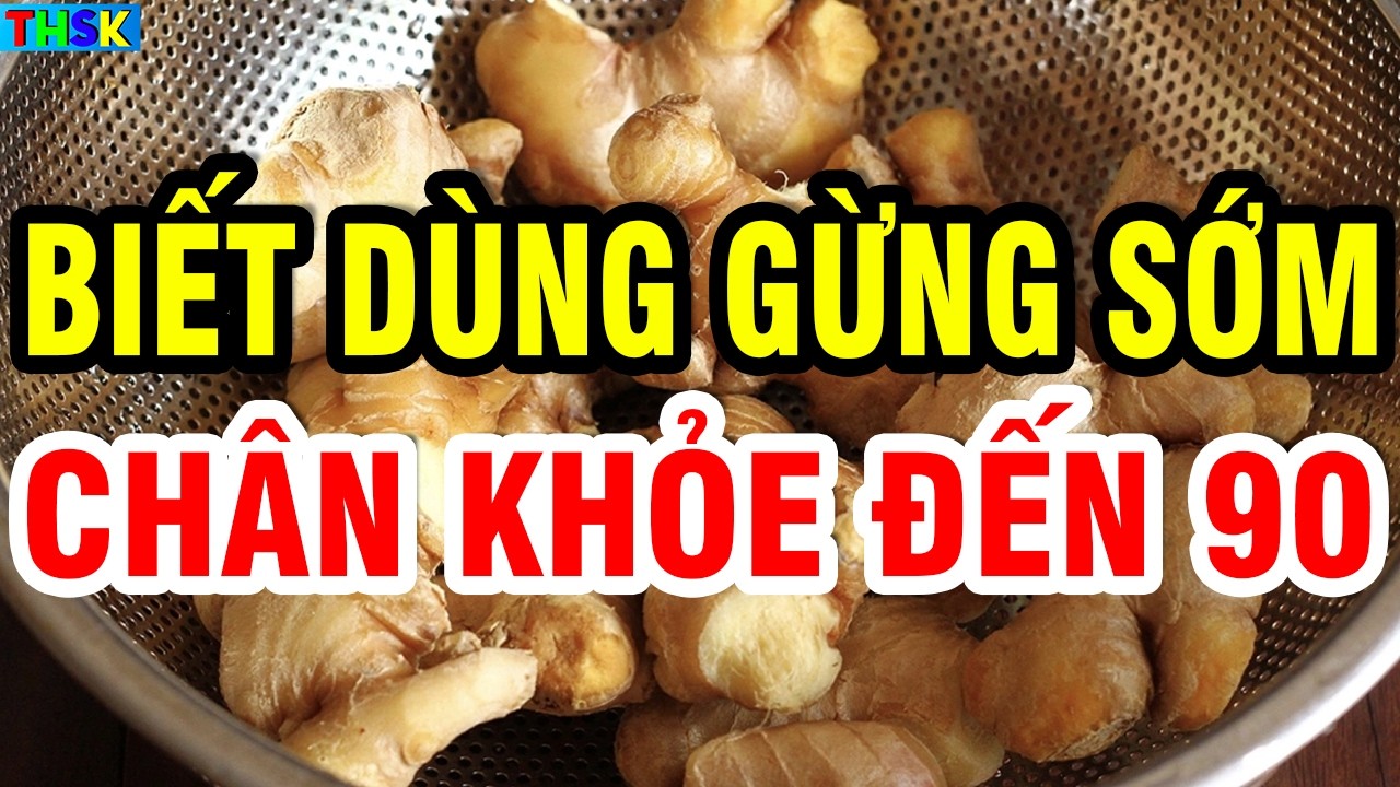 3 Cách GIẢM ĐAU Khớp Gối Bằng Gừng Cực Kì Hiệu Quả, Người Cao Tuổi LÀM NGAY ĐỂ CHÂN KHỎE ĐẾN 90