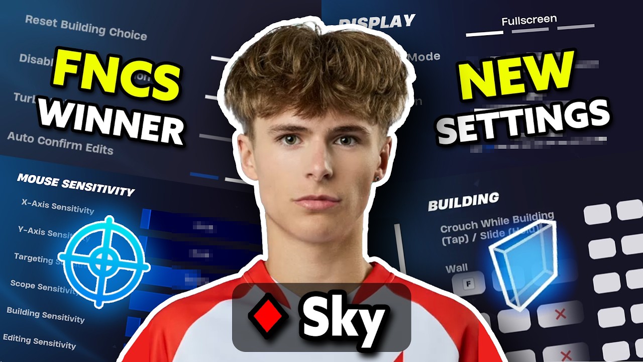 Sky наконец-то РАСКРЫЛ свои настройки в Fortnite! (НОВЫЙ игрок №1 в Fortnite?)