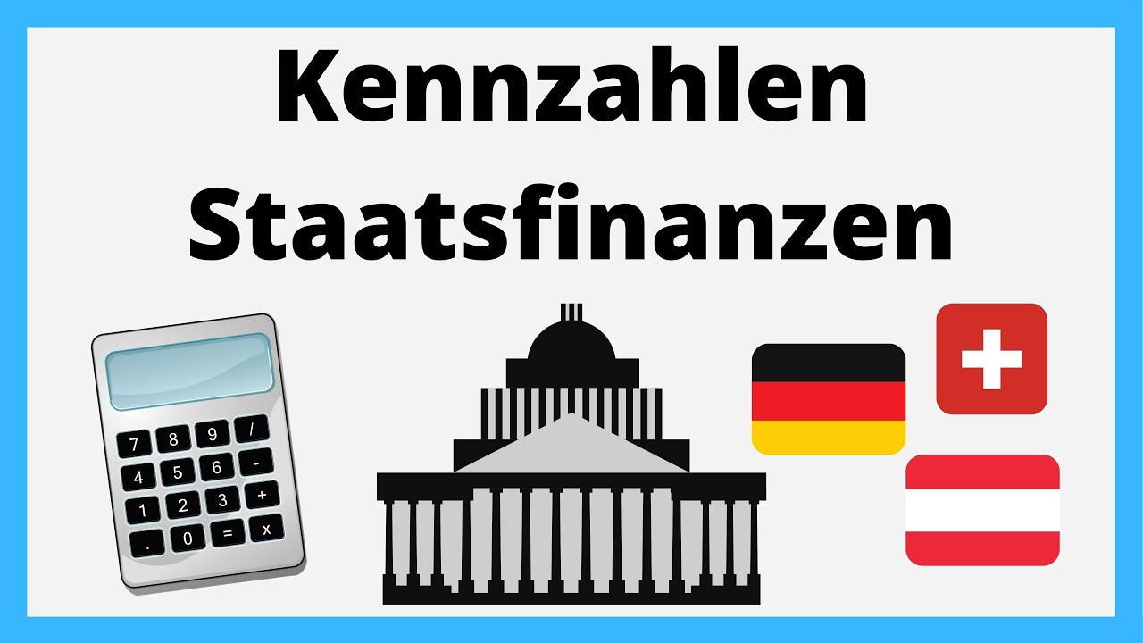 Kennzahlen zu den Staatsfinanzen | Schuldenquote & Staatsquote | einfach erkl&auml;rt mit Rechenbeispiel