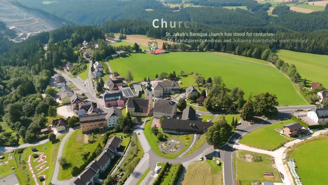 St  Jakobs im Walde Drone Footage