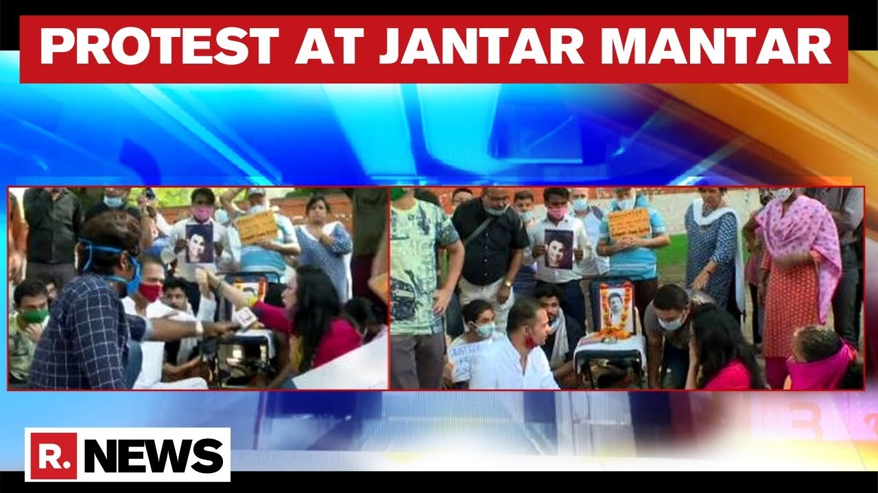 Delhi: Sushant Singh Rajput Supporters Protest At Jantar Mantar, Demand Justice For Late Actor