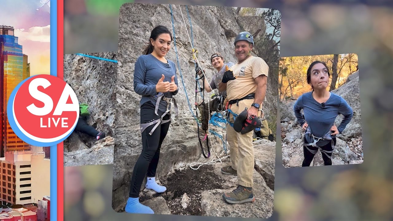 Hidden rock-climbing wall in San Antonio