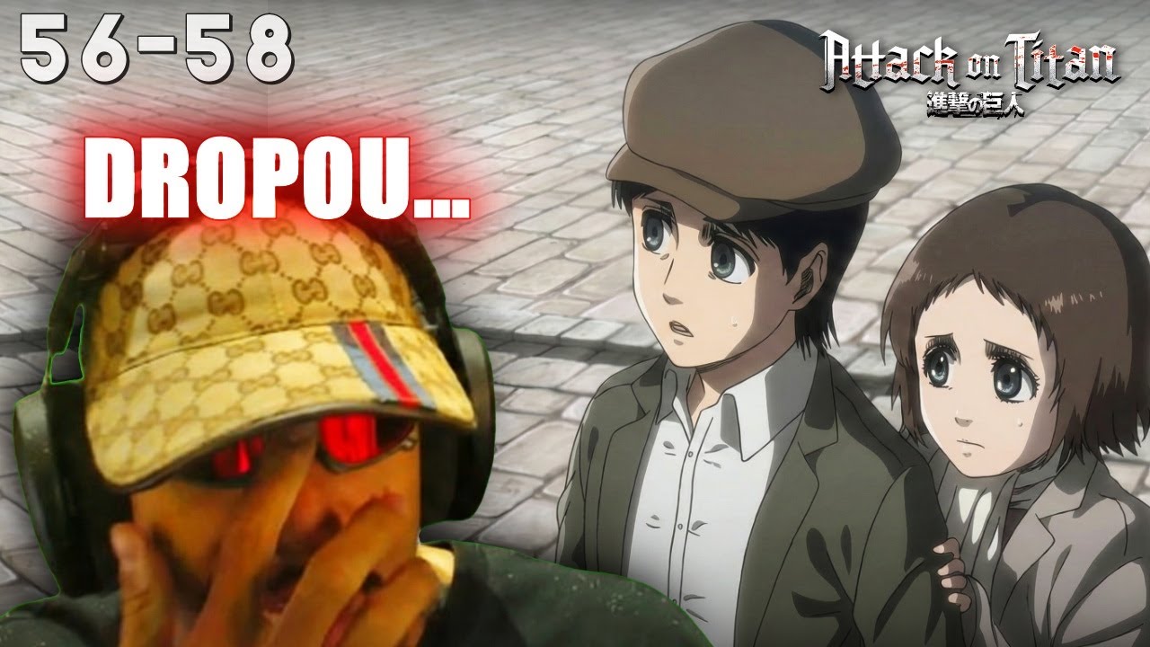 o ULTIMO react de ATTACK ON TITAN? (Snopey DROPOU?)