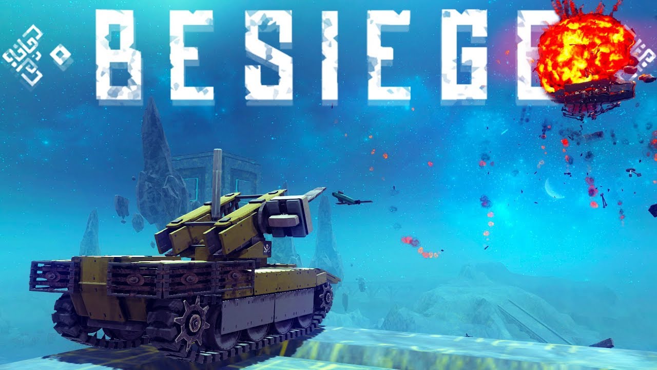 Besiege - The Most Powerful Weapons in Besiege - Vacuum Rockets! - Besiege Best Creations