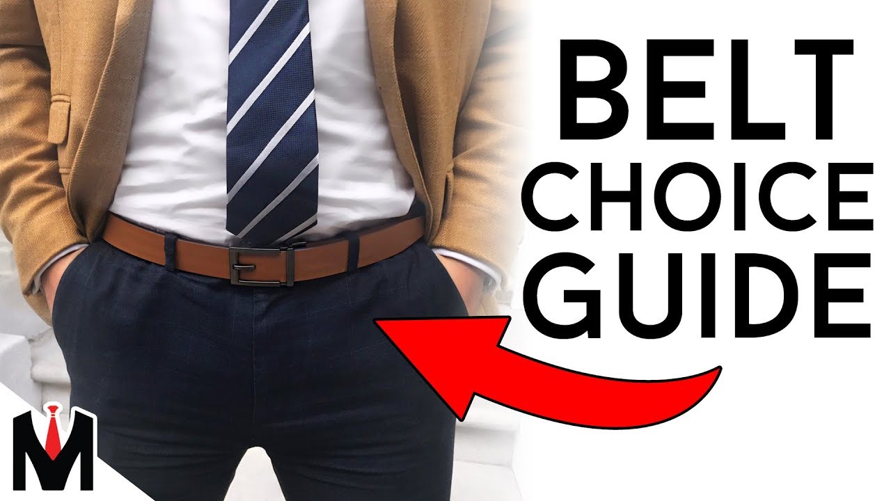 How To Choose The BEST BELT To Match Your Outfits | Men's Belt Picking Guide ad