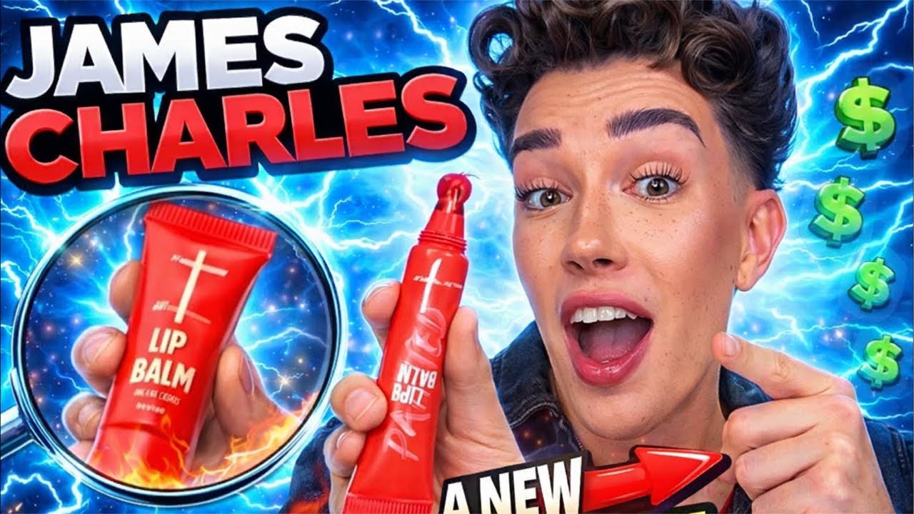 JAMES CHARLES NEW LIP BALM DRAMA