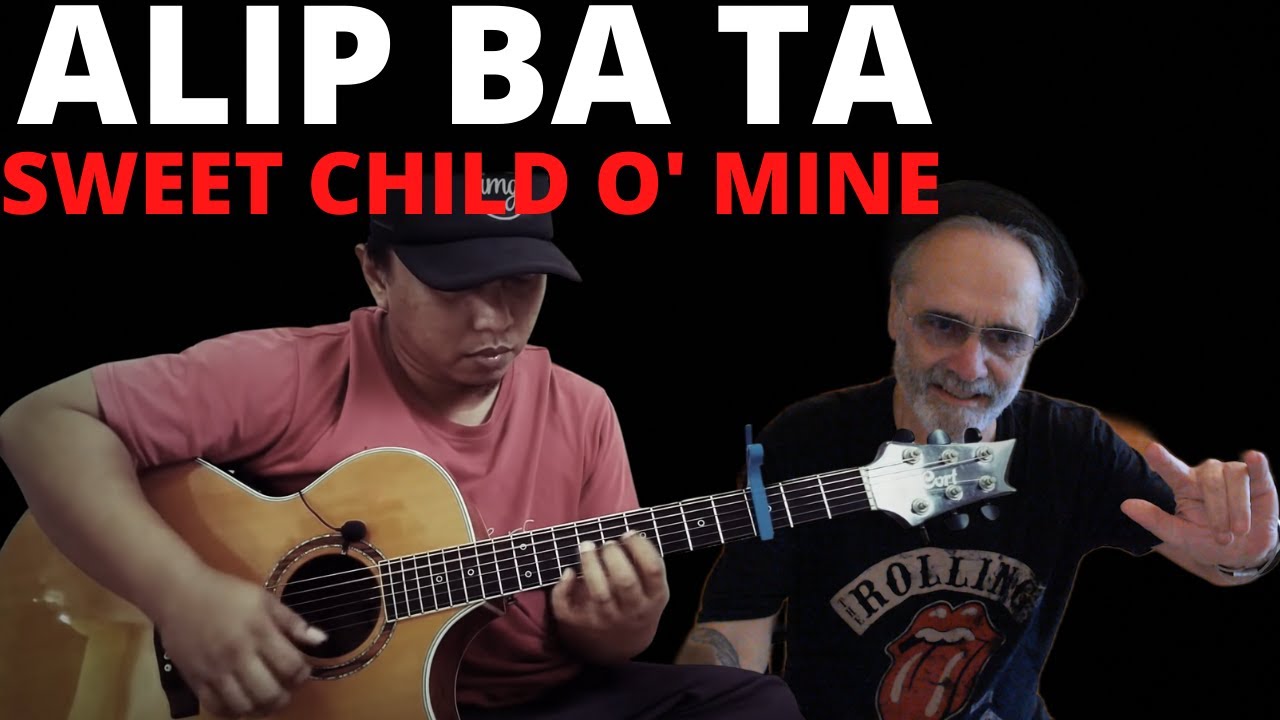 ALIP BA TA -SWEET CHILD O' MINE -(finger style ) REACTION BY GIANNI BRAVO SKA