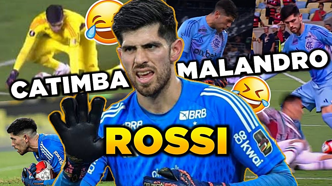 AS MALANDRAGENS DO GOLEIRO ROSSI DO FLAMENGO!😏 *as ceras do goleiro rossi*