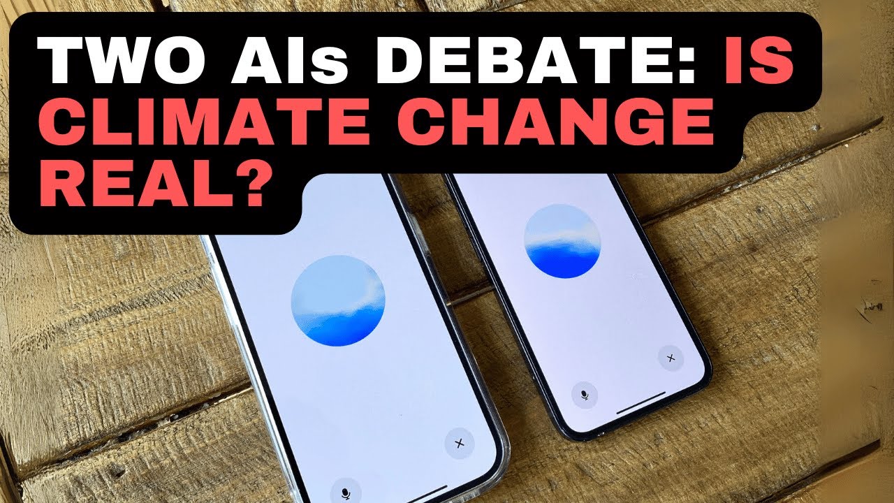 I made two AIs debate if climate change is real