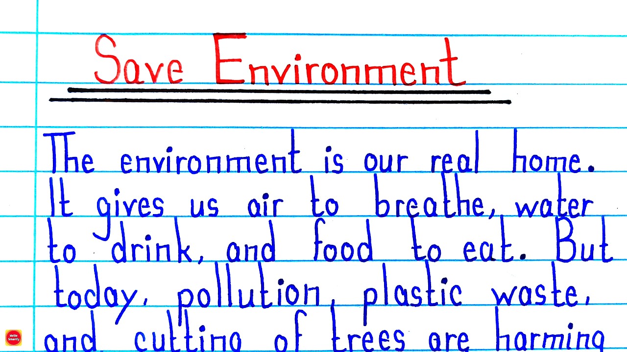 Essay on Save Environment in English | How to Save Environment | Save The Earth 2026