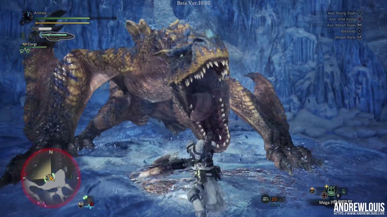 Monster Hunter World Iceborn - 4K Gameplay PS4 Pro 60 FPS