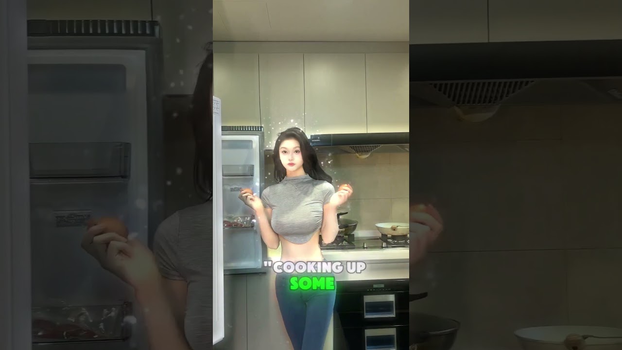 Cooking with Charm: A Beautiful Chef in Action! | #shorts  #chinesefood #authenticchinese
