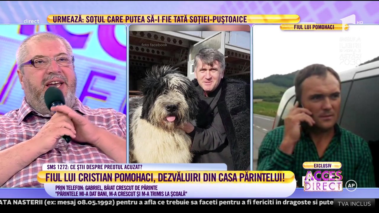 Ameninţări în direct! Schimb de replici dure între Sorin Ovidiu Bălan şi fiul preotului Pomohaci