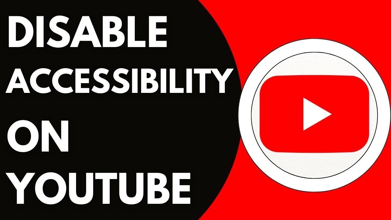 Как отключить кнопки специальных возможностей на YouTube