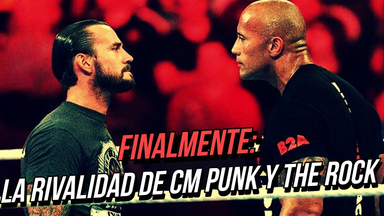 ¡Finalmente!: La RIVALIDAD de CM PUNK y THE ROCK