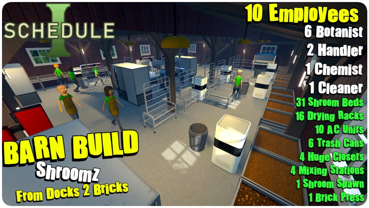 100% FULLY AUTOMATED Shroom Build at Barn - Schedule I