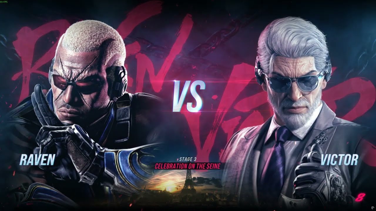 Tekken 8 Arcade battle as Raven On hard (PC)