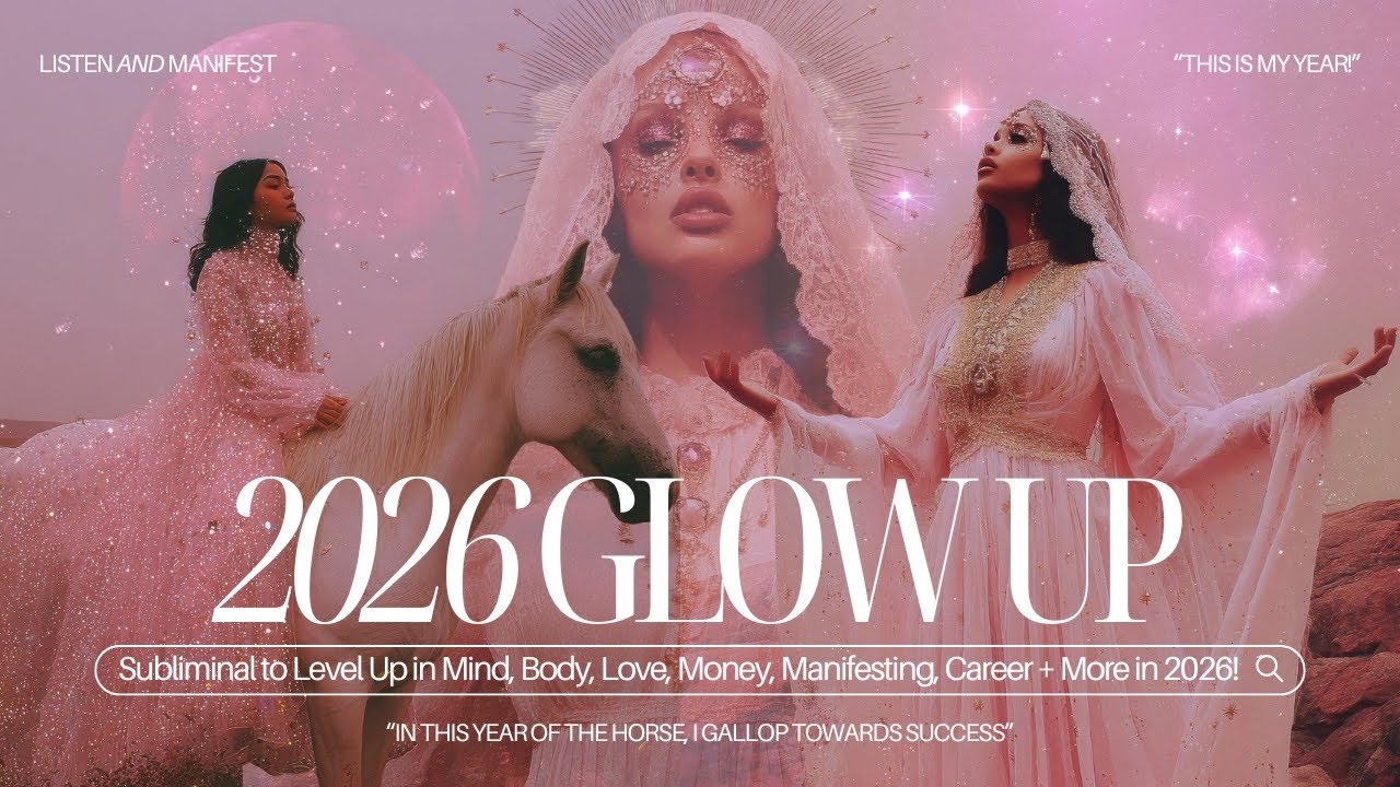 🦄 POWERFUL 2026 GLOW UP Subliminal✨MIND, BODY, MONEY, LOVE, MANIFESTING! 🙌 Claim the best year EVER!