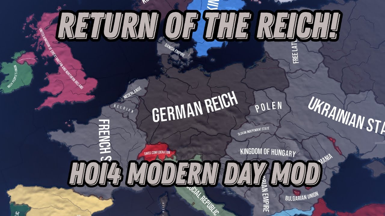 THE FOURTH REICH - HOI4 Modern Day Timelapse