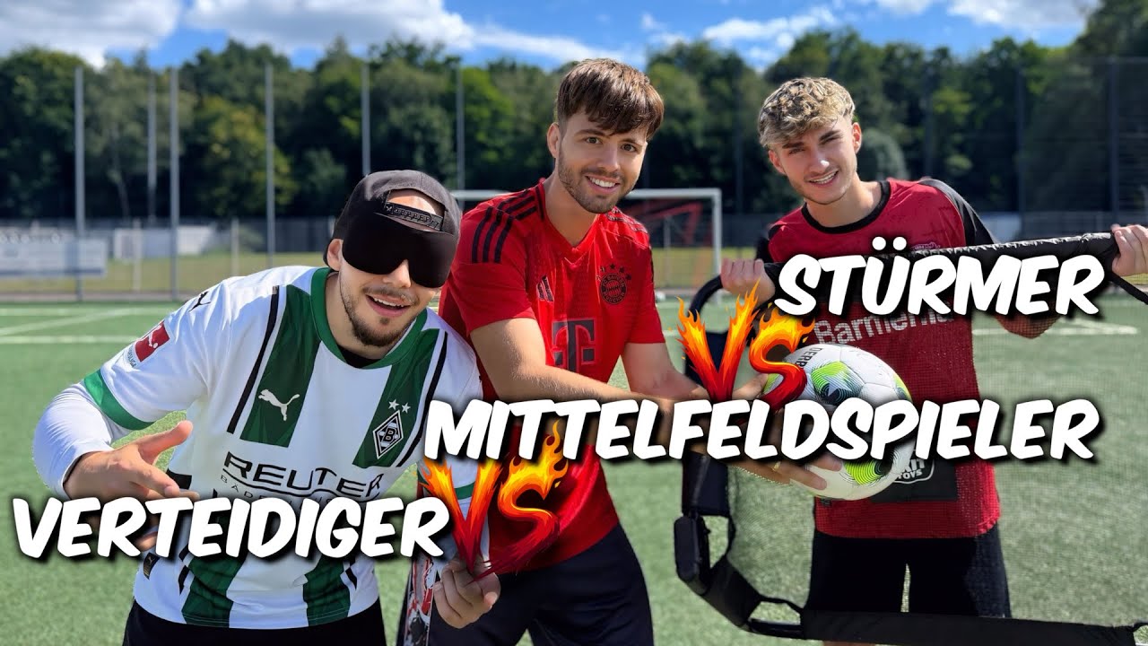 ST&Uuml;RMER vs. MITTELFELDSPIELER vs. VERTEIDIGER