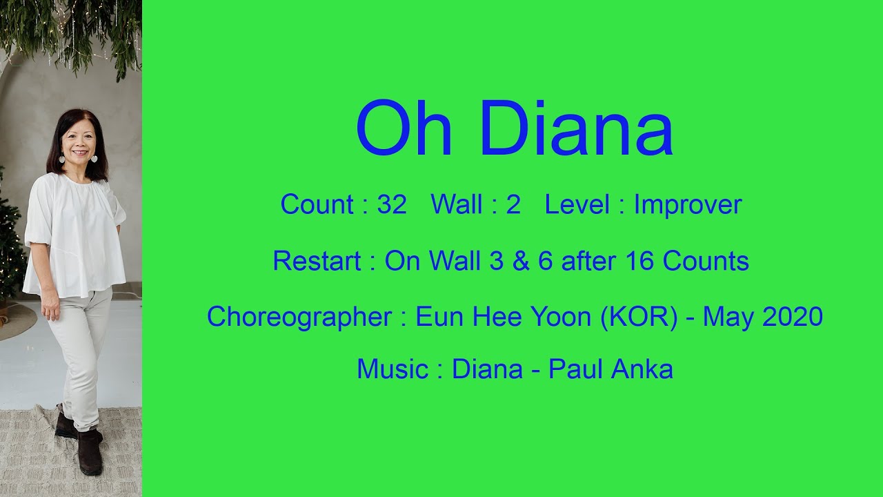 Oh Diana Line Dance Teach & Demo