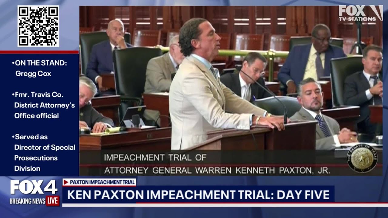 HIGHLIGHTS: Paxton Impeachment Trial: Evening Day 5