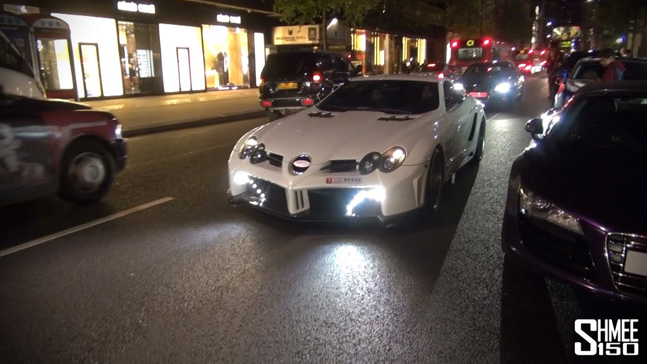 GOLD Bugatti, Ferrari F40, FAB SLR, Tuned 458s and more