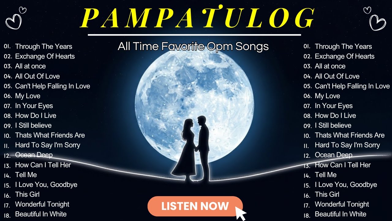 Pampatulog OPM Love Songs 2025 🎧💞 | Sweet Oldies Romance Mix | Peaceful Night & Dreamy Sleep