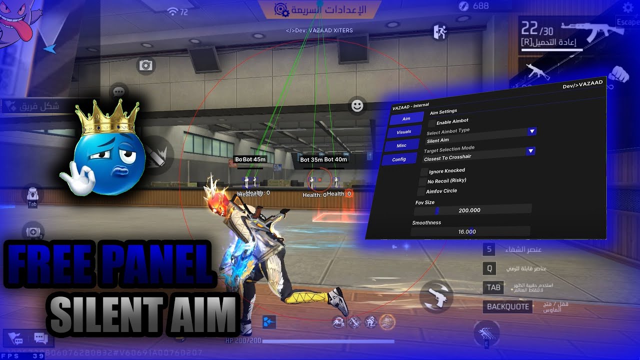 FREE FIRE BETA PC PANEL OB51 UPDATED💻 SILENT AIM 🎯 AIMBOT RAGE | SPEED |100% ANTIBAN✅| VAZAAD XITERS
